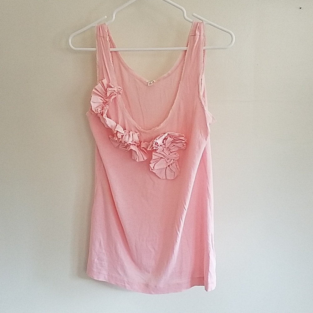 J. Crew pink tank top, size small